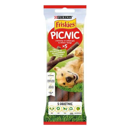 FRISKIES® PICNIC šunų užkandžiai  su jautiena, 42 g