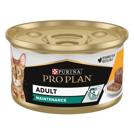 PURINA® PRO PLAN® Adult Maintenance, paštetas gausu vištienos