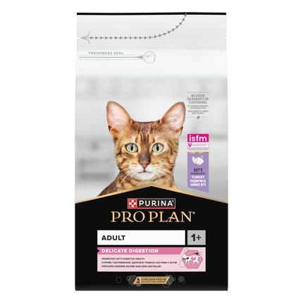 PURINA® PRO PLAN® Adult 1+ Delicate Digestion, gausu kalakutienos