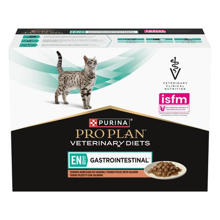 PURINA® PRO PLAN® VETERINARY DIETS EN St/Ox Gastrointestinal™, virškinimo sistemai palaikyti, su lašiša padaže