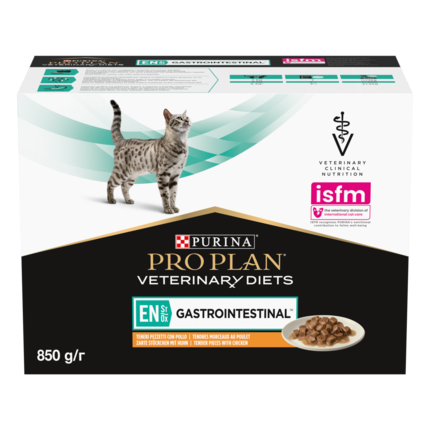 PURINA® PRO PLAN® VETERINARY DIETS EN St/Ox Gastrointestinal™, virškinimo sistemai palaikyti, su vištiena padaže