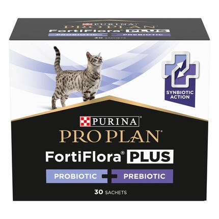 PRO PLAN® FortiFlora® PLUS probiotikas ir prebiotikas katėms