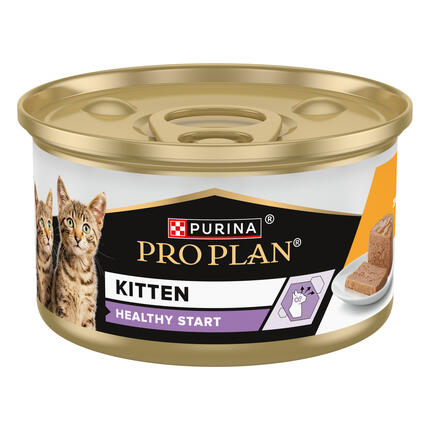 PURINA® PRO PLAN® Kitten Healthy Start, putėsiai gausu vištienos