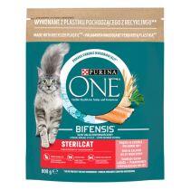 Sausasis kačių ėdalas PURINA ONE® STERILCAT, sudėtyje gausu lašišų
