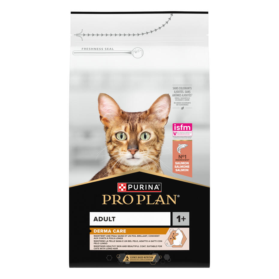 PURINA® PRO PLAN® Adult 1+ Derma Care, gausu lašišų