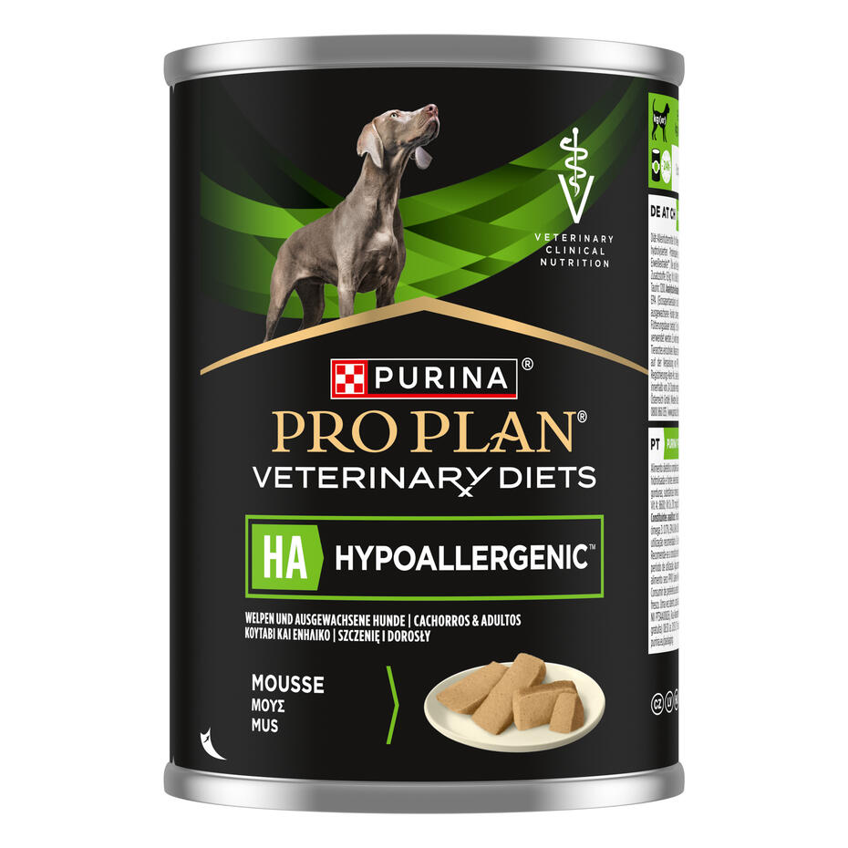 PURINA® PRO PLAN® VETERINARY DIETS HA Hypoallergenic™, paštetas