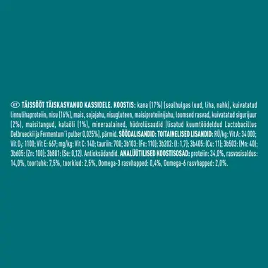 ausasis kačių ėdalas PURINA ONE® URINARY HEALTH, sudėtyje gausu vištienos