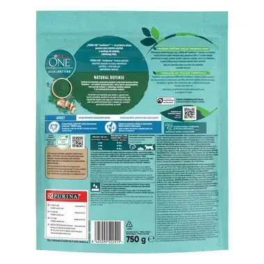 Sausasis kačių ėdalas „Purina ONE® Dual Nature™ Adult“, su VINGRŪNĖMIS ir kalakutiena