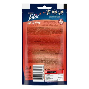 Kačių užkandžiai „FELIX® PARTY MIX Grill Mix“