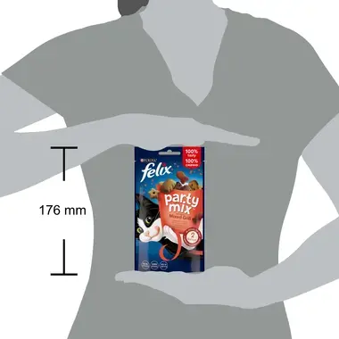 Kačių užkandžiai „FELIX® PARTY MIX Grill Mix“