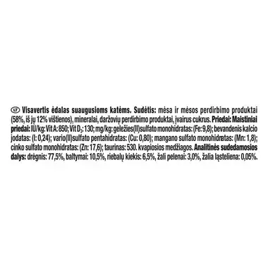 PURINA GOURMET® GOLD — putėsiai su vištiena, visavertis šlapiasis ėdalas suaugusioms katėms, 85 g skardinė