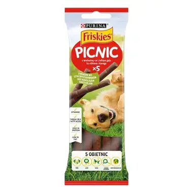 FRISKIES® PICNIC šunų užkandžiai su jautiena, 42 g