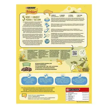 FRISKIES® sausas ėdalas katėms su lašišomis ir daržovėmis 1kg