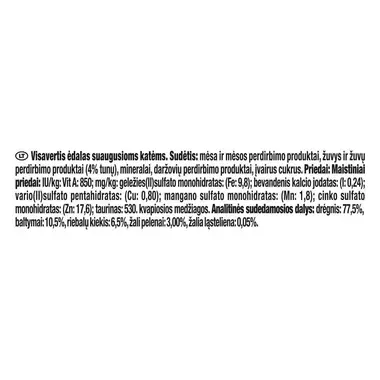 PURINA GOURMET® GOLD — putėsiai su tunais, visavertis šlapiasis ėdalas suaugusioms katėms, 85g skardinė