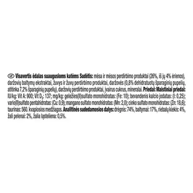 PURINA GOURMET® GOLD Savoury Cake šlapiasis kačių ėdalas su ėriena ir šparaginėmis pupelėmis, 85g skardinė