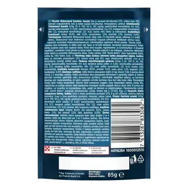 PURINA GOURMET® PERLE Mini Fillets — visavertis šlapiasis ėdalas suaugusioms katėms, su vištiena, 85g maišelis