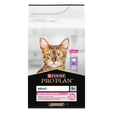 PURINA® PRO PLAN® Adult 1+ Delicate Digestion, gausu kalakutienos