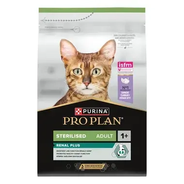 PURINA® PRO PLAN® Sterilised Adult 1+ Renal Plus, gausu kalakutienos