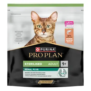 PURINA® PRO PLAN® Sterilised Adult 1+ Renal Plus, gausu lašišų