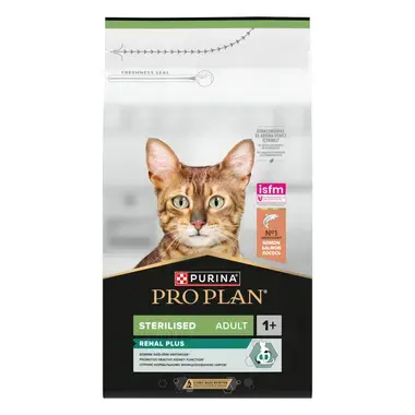 PURINA® PRO PLAN® Sterilised Adult 1+ Renal Plus, gausu lašišų