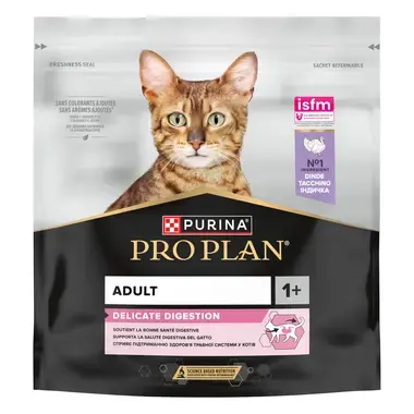 PURINA® PRO PLAN® Adult 1+ Delicate Digestion, gausu kalakutienos