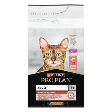 PURINA® PRO PLAN® Adult 1+ Vital Functions, gausu lašišų