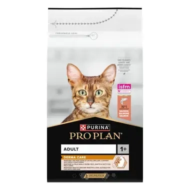 PURINA® PRO PLAN® Adult 1+ Derma Care, gausu lašišų