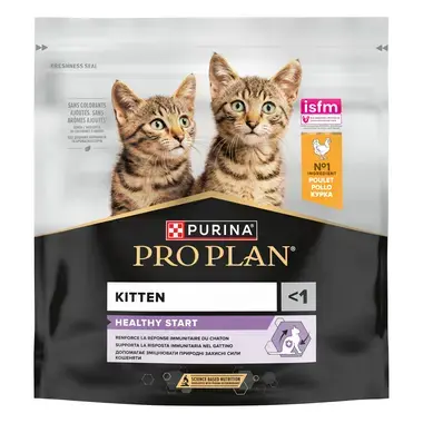 PURINA® PRO PLAN® Sterilised Kitten 3-12 mėn. Healthy Start, gausu vištienos