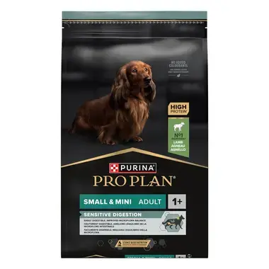 PURINA® PRO PLAN® Small & Mini Adult Dog, sudėtyje gausu ėrienos