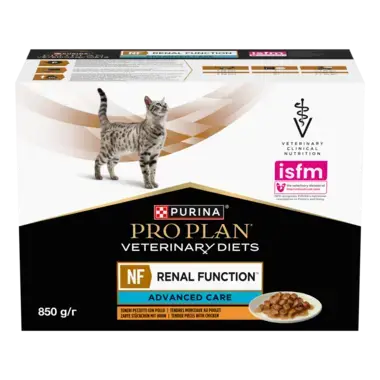 PRO PLAN® VETERINARY DIETS NF Renal Function™ Advanced Care, sergančioms lėtiniu inkstų nepakankamumu, su vištiena