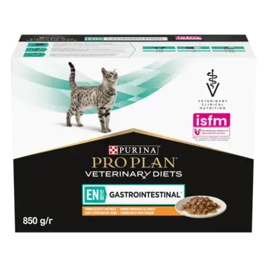 PURINA® PRO PLAN® VETERINARY DIETS EN St/Ox Gastrointestinal™, virškinimo sistemai palaikyti, su vištiena padaže