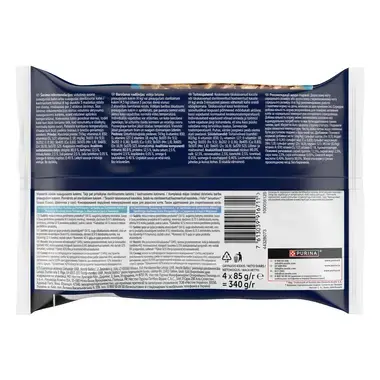 FELIX SENSATIONS Fish Selection visavertis šlapiasis ėdalas suaugusioms katėms su padažu 4x85g