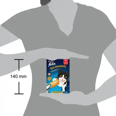 FELIX Deli Moments ėdalo papildas suaugusioms katėms su vištiena 4x10g